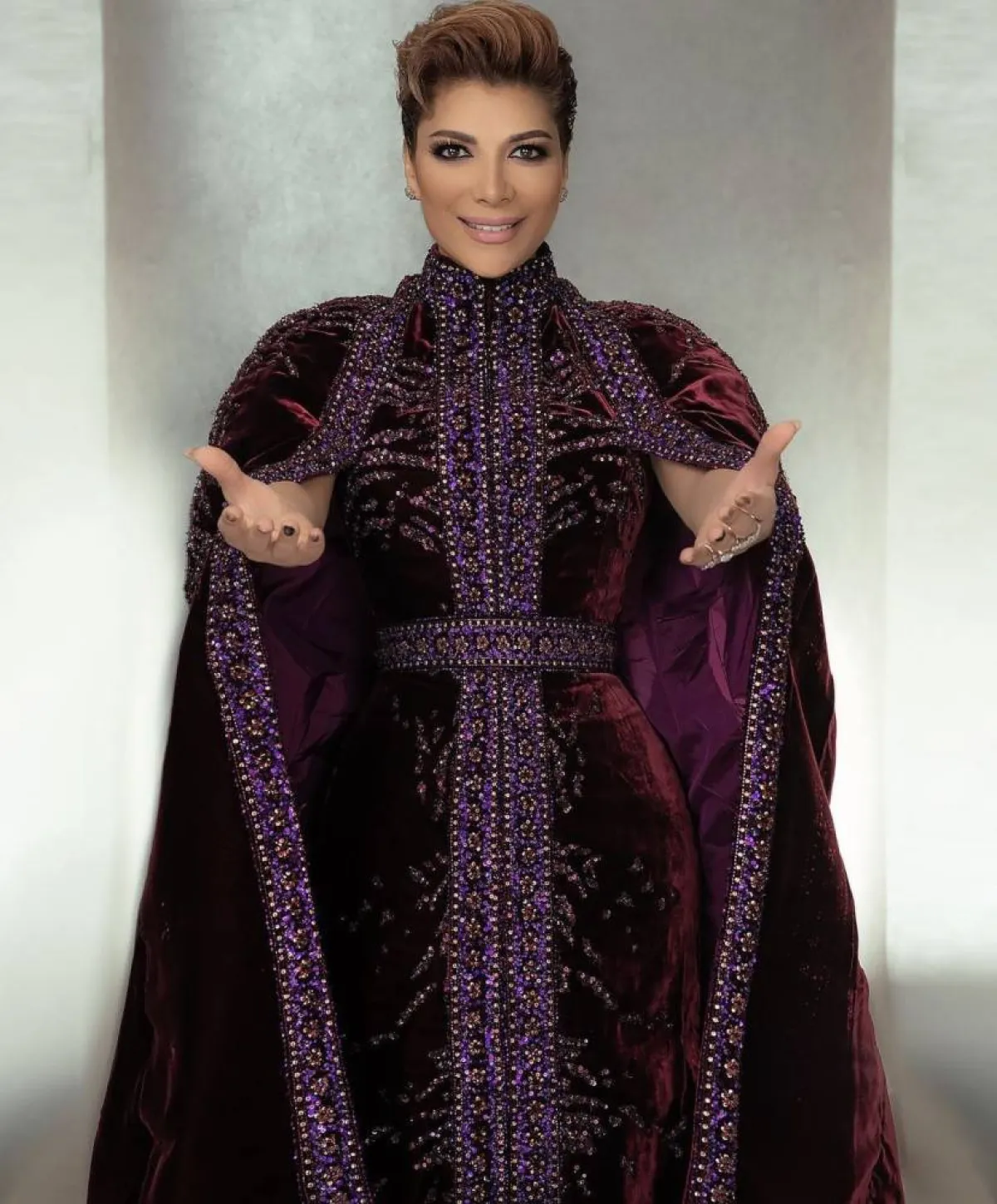 اطلالة مخملية للشتاء