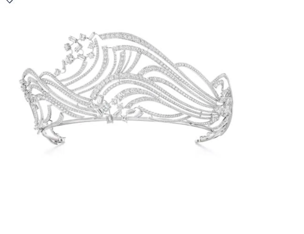 تاج مستوحى من الثلج من شوميه Chaumet