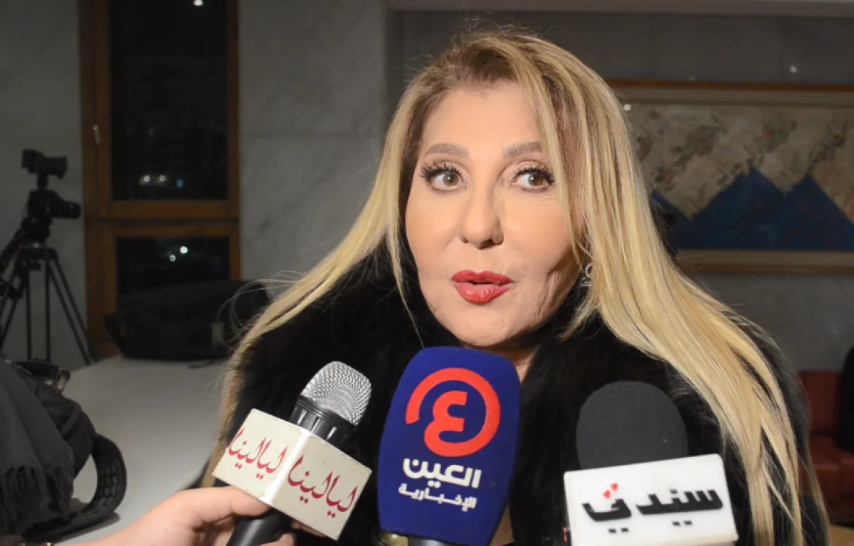 نادية الجندي خلال لقائها بسيدتي - الصورة خاصة بسيدتي