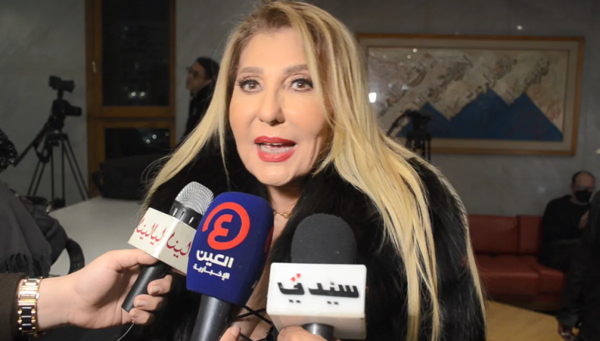 نادية الجندي خلال لقائها بسيدتي - الصورة خاصة بسيدتي