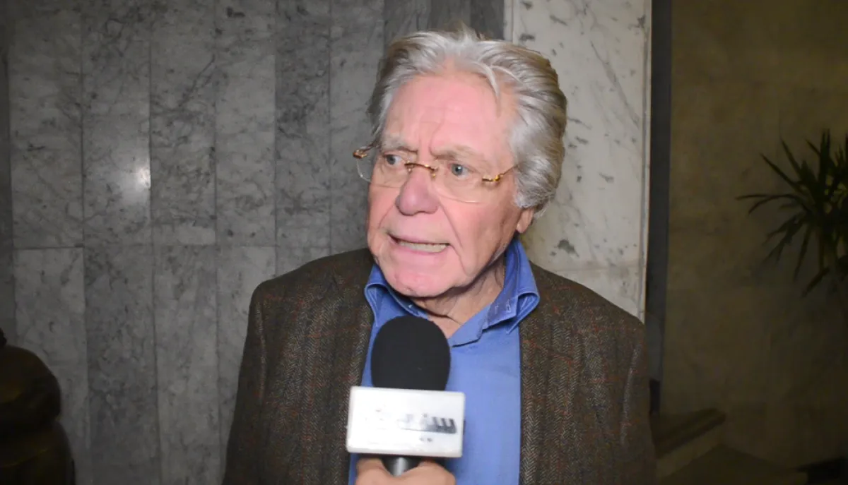 الفنان حسين فهمي خلال لقائه بكاميرا سيدتي - الصورة من خاصة بسيدتي