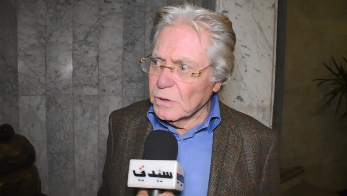 الفنان حسين فهمي خلال لقائه بكاميرا سيدتي - الصورة من خاصة بسيدتي