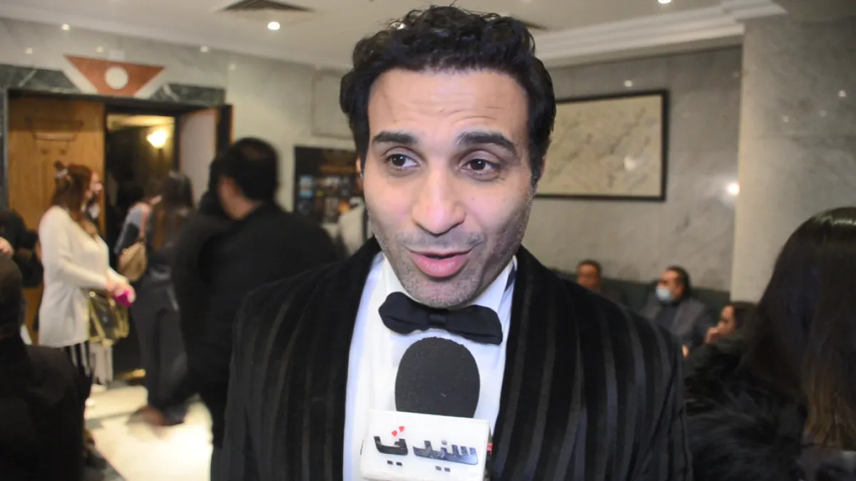 الفنان أحمد فهمي خلال لقائه بكاميرا سيدتي - الصورة خاصة بسيدتي