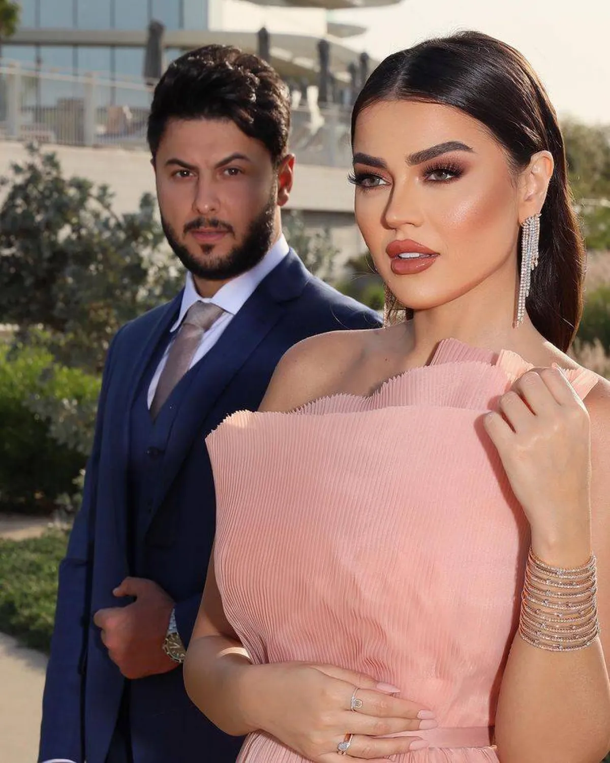 الصورة من حساب لين أبو شعر على انستغرام