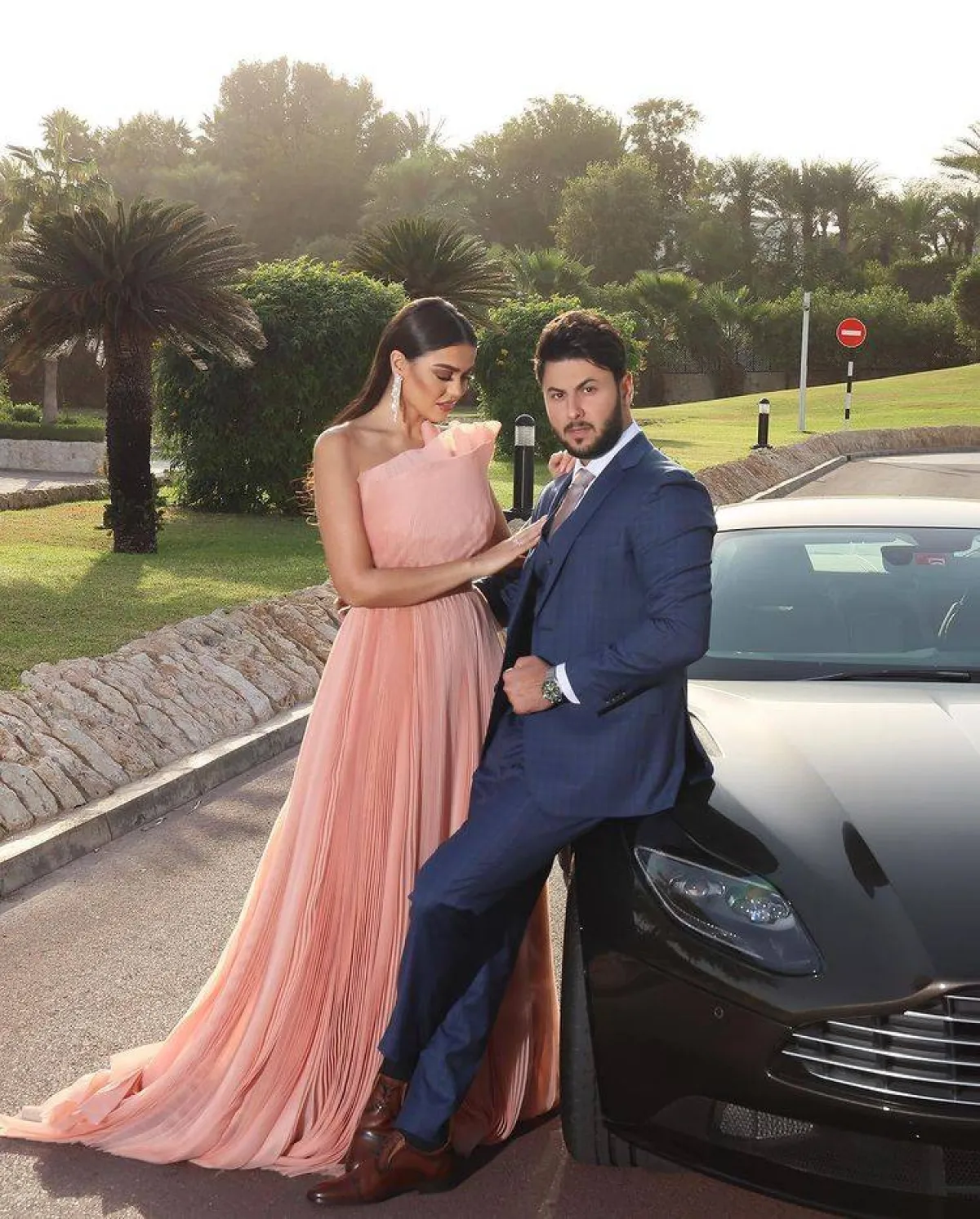 الصورة من حساب لين أبو شعر على انستغرام