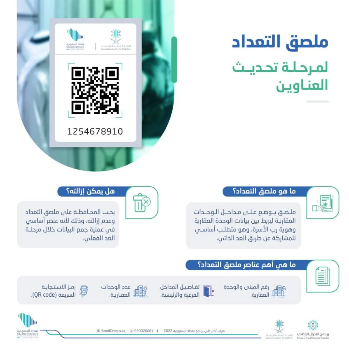 ملصق التعداد