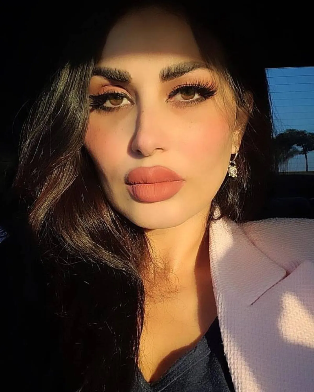 ندى الكامل طليقة أحمد الفيشاوي - الصورة من حسابها على إنستغرام