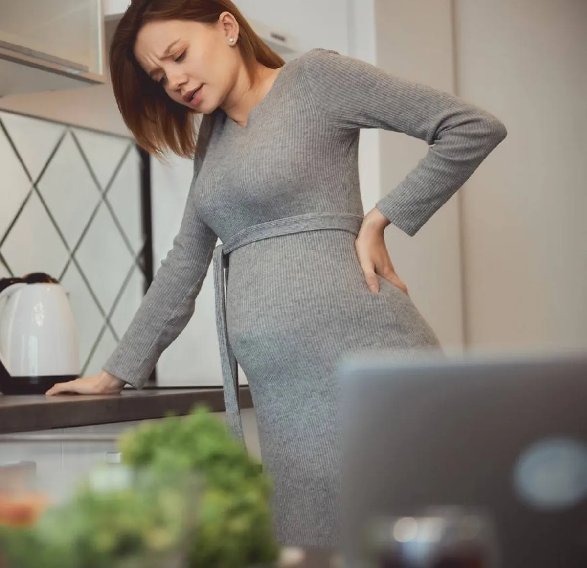 صورة حامل تعاني من الإمساك