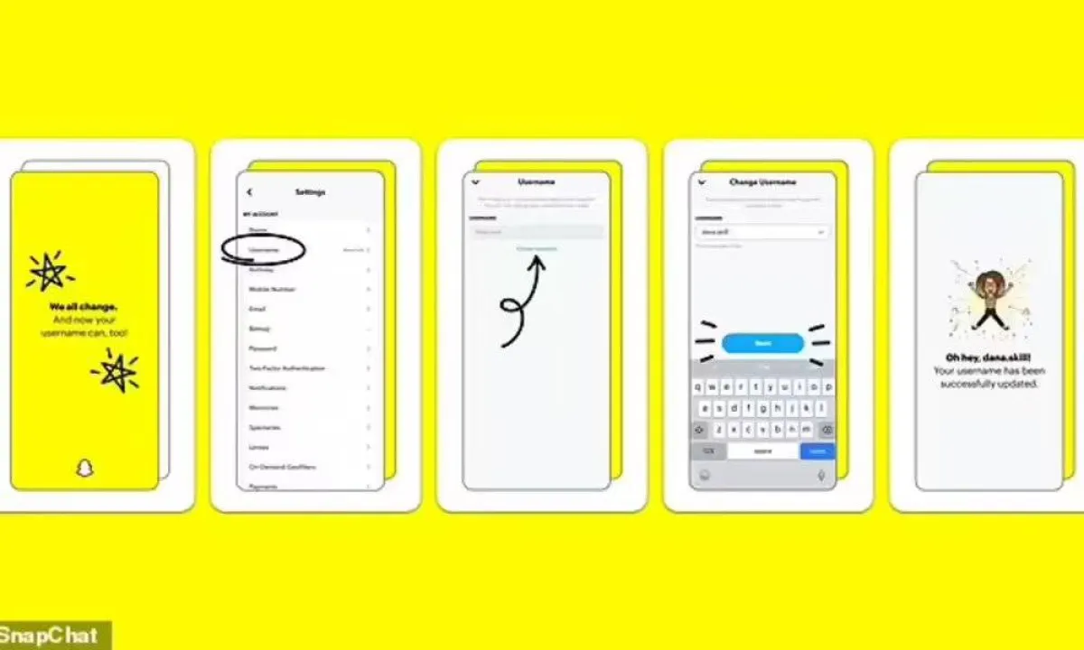 خطوات تغيير اسم المستخدم في سناب شات