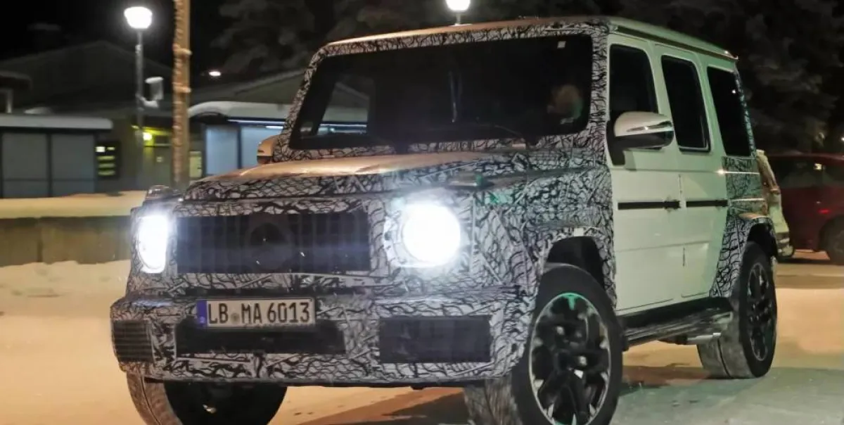 مرسيدس جي كلاس 2023 4x4 تظهر بتصميم جريء في أحدث اختبار أداء