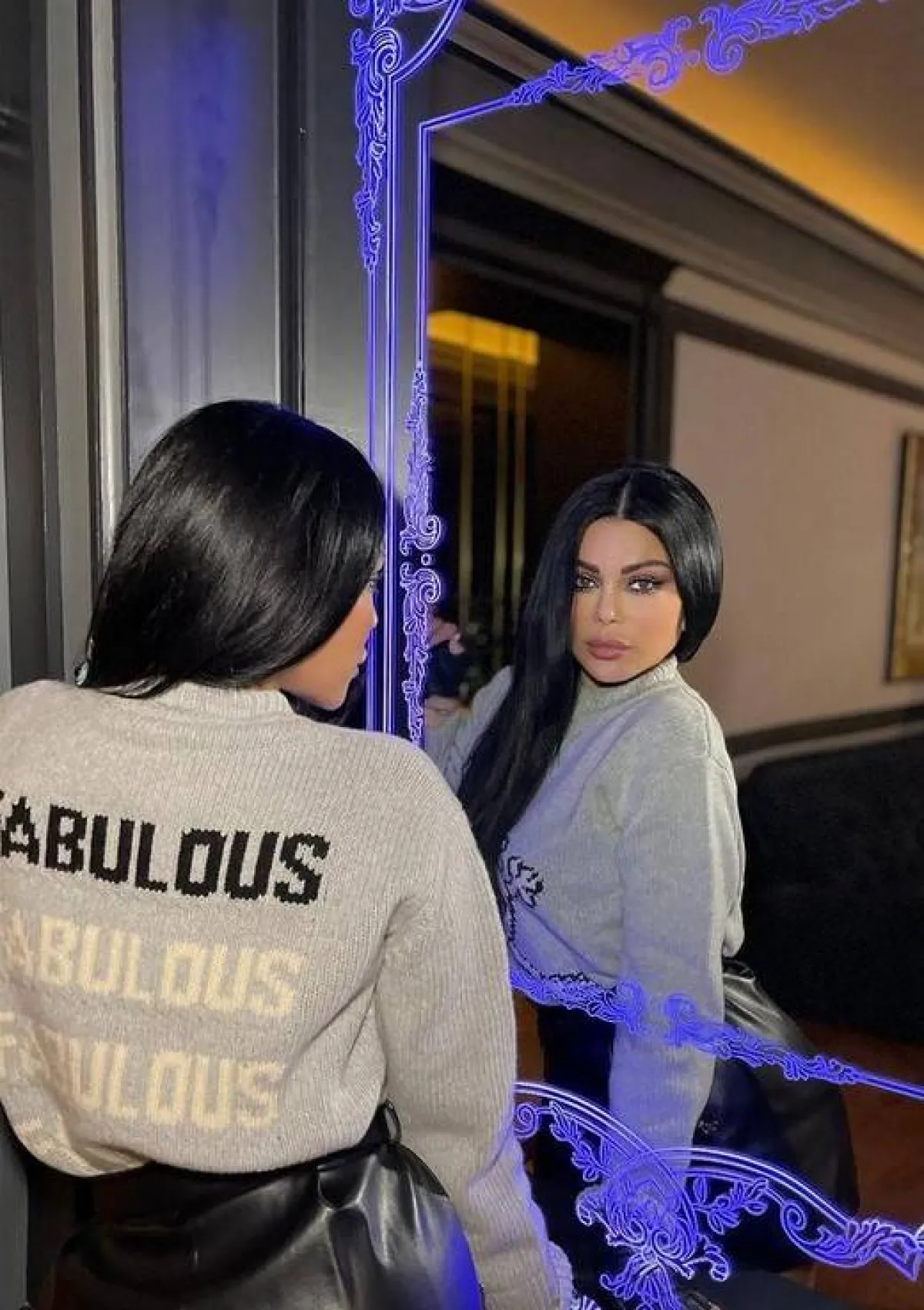  إطلالة هيفاء وهبي الجديدة - الصورة من على  حسابها الرسمي على " انستجرام "