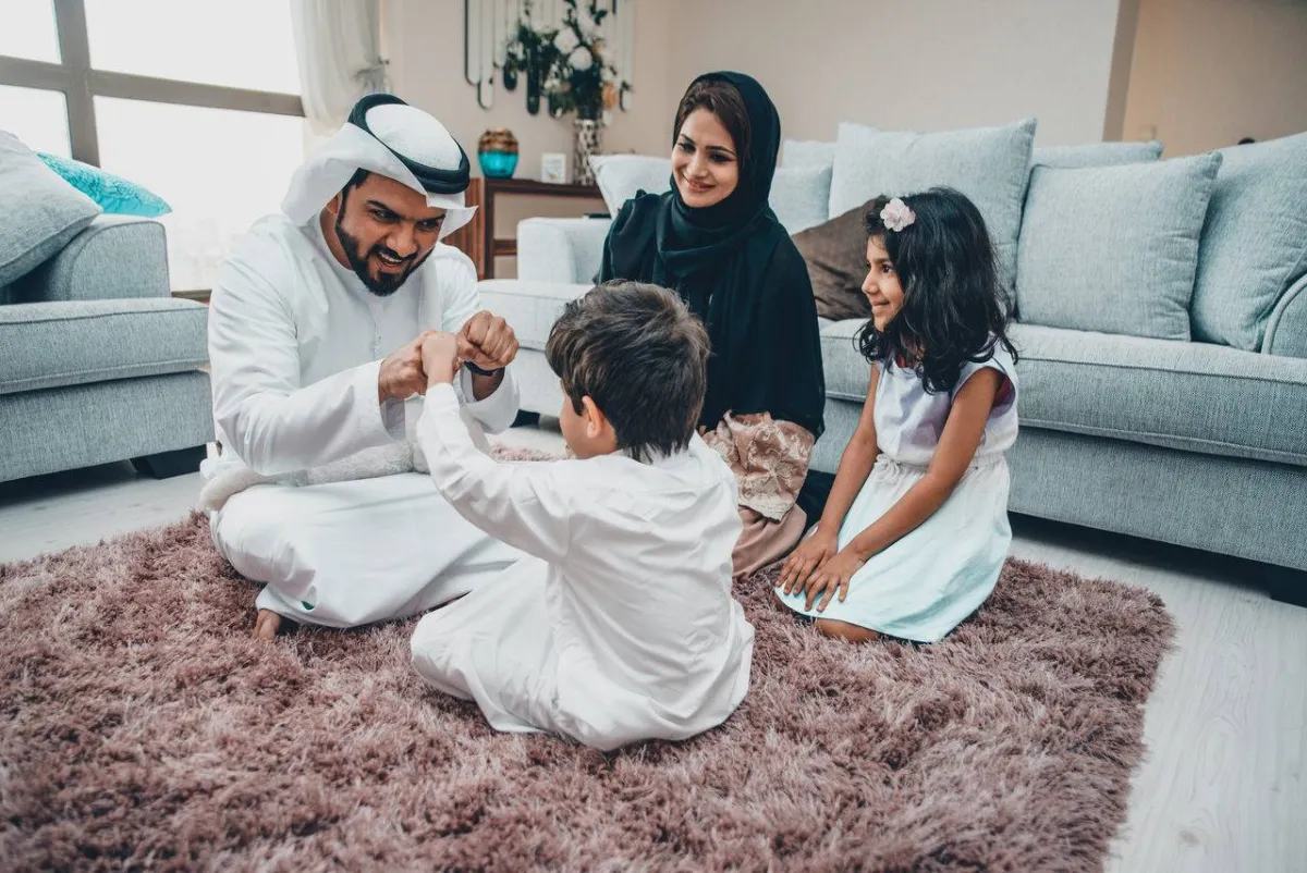 صورة لعائلة