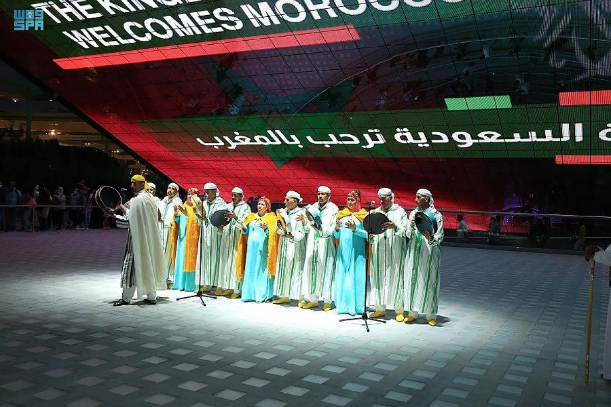 عرض سعودي مغربي في جناح المملكة بإكسبو دبي - الصورة من واس