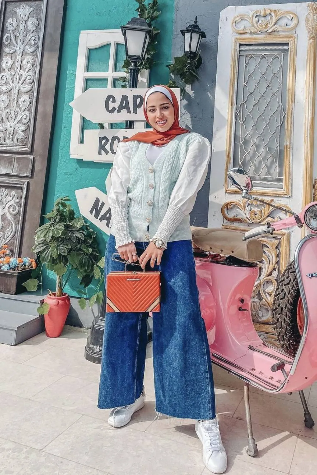 الجينز الواسع