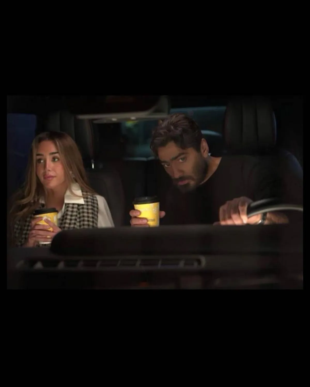 هنا الزاهد وتامر حسني - الصورة من حساب تامر على انستغرام