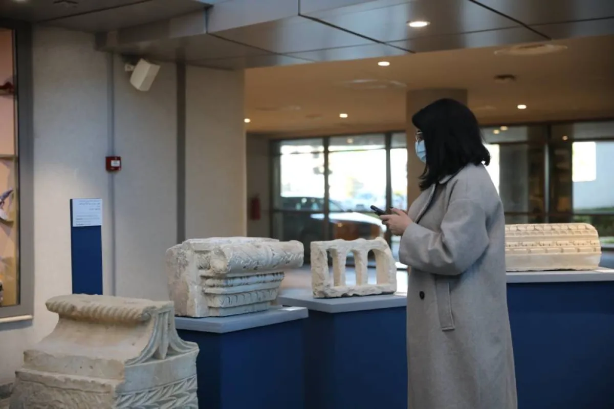 بعض المعروضات في المعرض