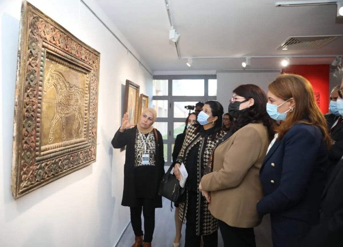 بعض المعروضات في المعرض  يوم التدشين