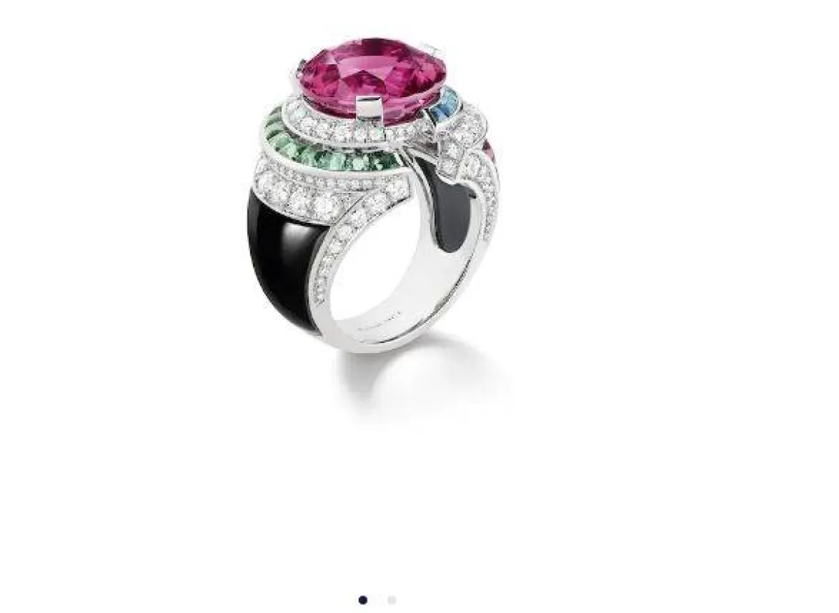 خاتم كوكتيل ملون من شوميه Chaumet