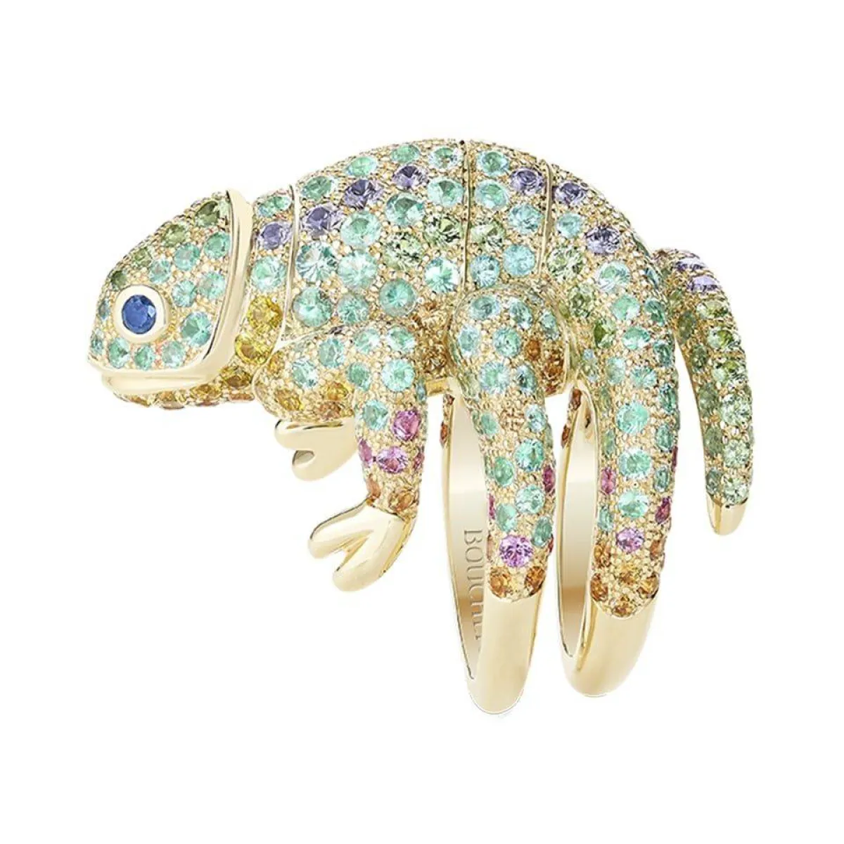خاتم كوكتيل ملون من بوشرون Boucheron