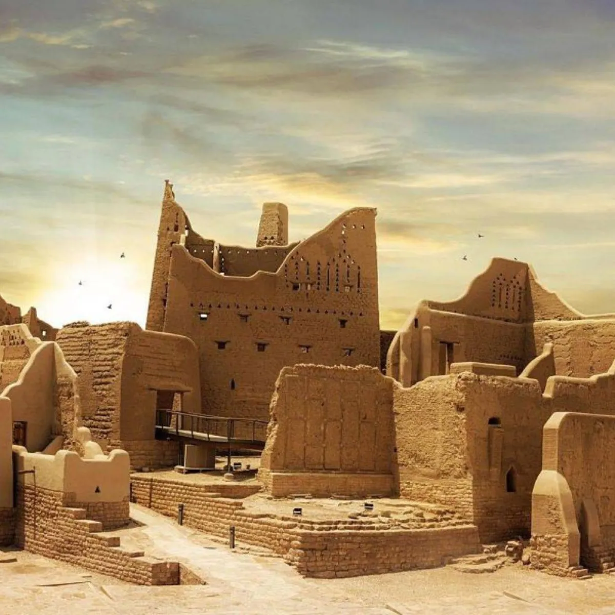 صورة تظهر منطقة الدرعية- مصدر الصورة وكالة الأنباء السعودية واس