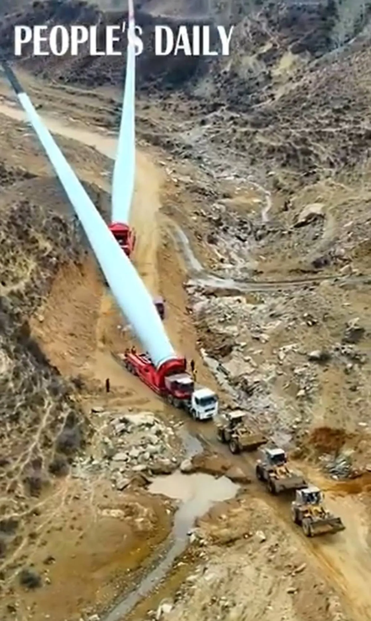 تركيب أضخم توربينة رياح لتوليد الكهرباء في الصين