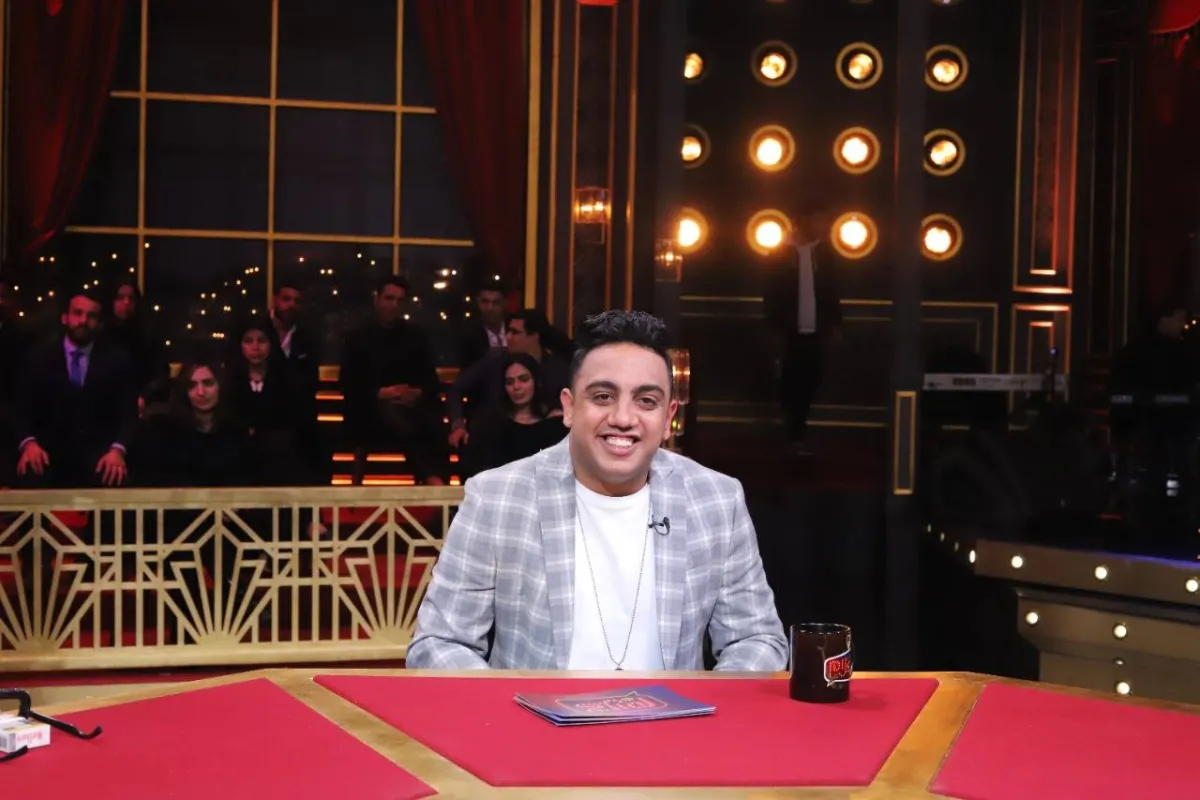 أوس أوس ضيف أحمد فهمي في برنامج " أحلى كلام "-الصورة من صفحة قناة الحياة الرسمية على الفيسبوك