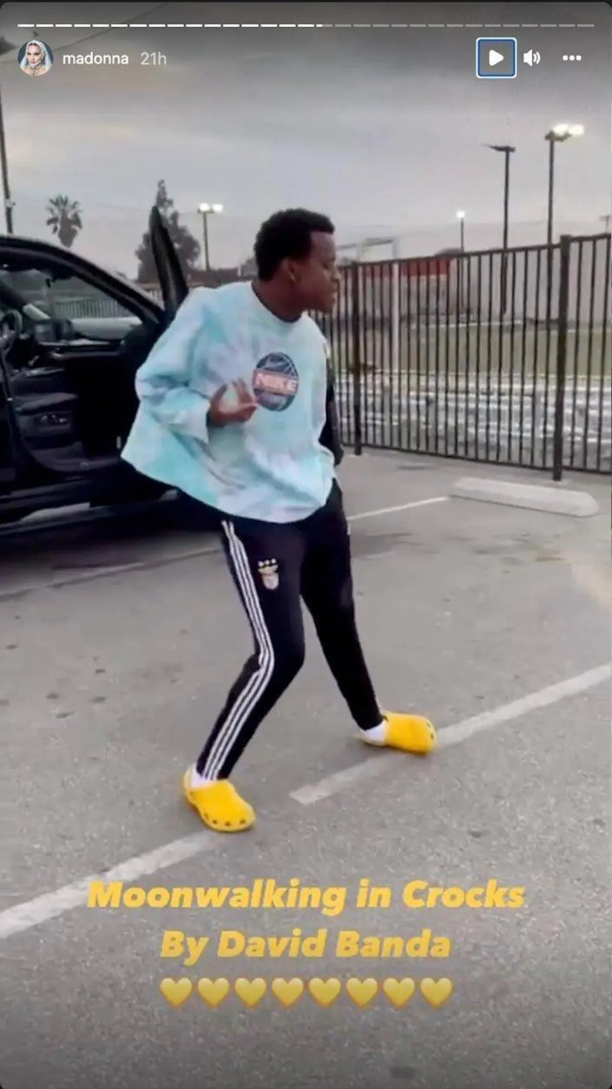 ستوري مادونا على إنستغرام