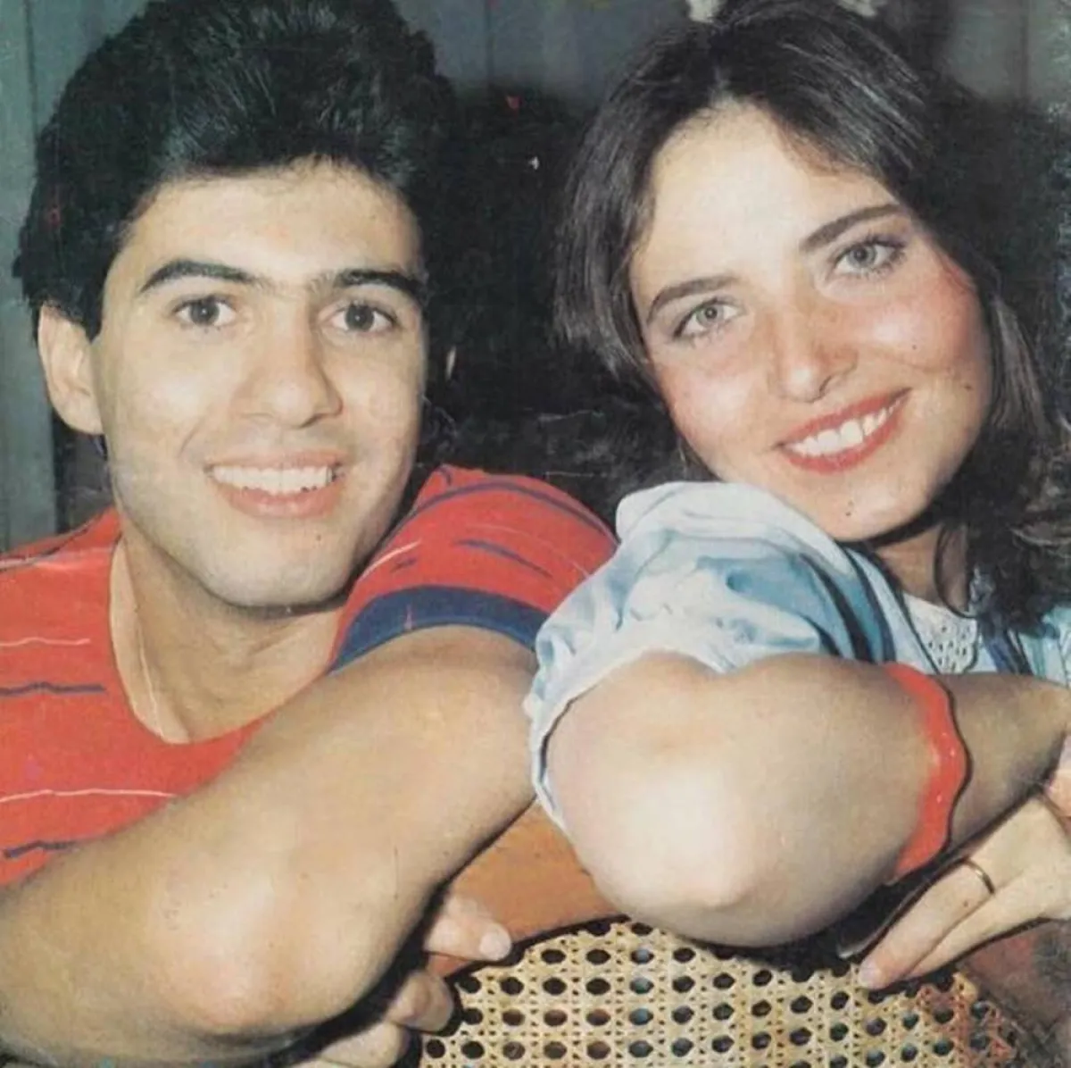 الفنانة المعتزلة نسرين وزوجها محسن محيي الدين- الصورة من حساب محي الدين على فيسبوك