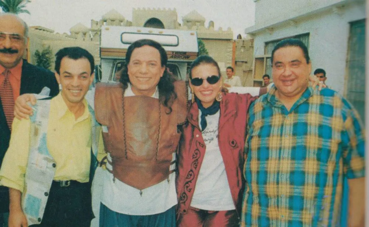 صورة ليسرا وعادل إمام وعلاء ولي الدين وعلاء مرسي في فيلم رسالة إلى الوالي - الصورة من أرشيف المحرر