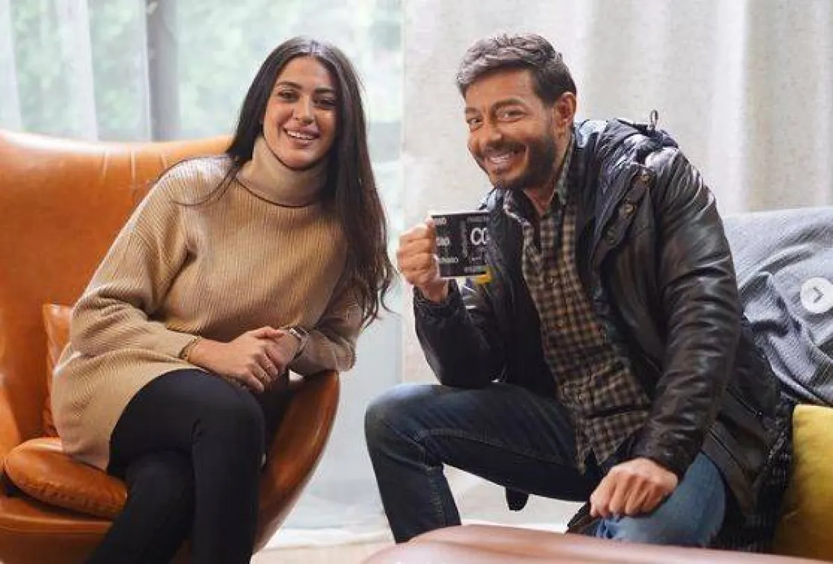 أحمد زاهر وميرنا نور الدين بطلا مسلسل سوشيال - الصورة من حساب الفنان أحمد زاهر على انستجرام