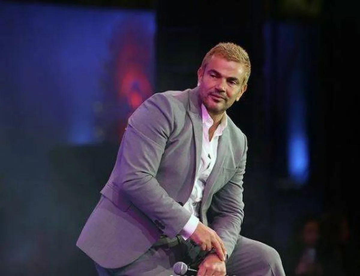 صورة الفنان عمرو دياب من حسابه على انستجرام 