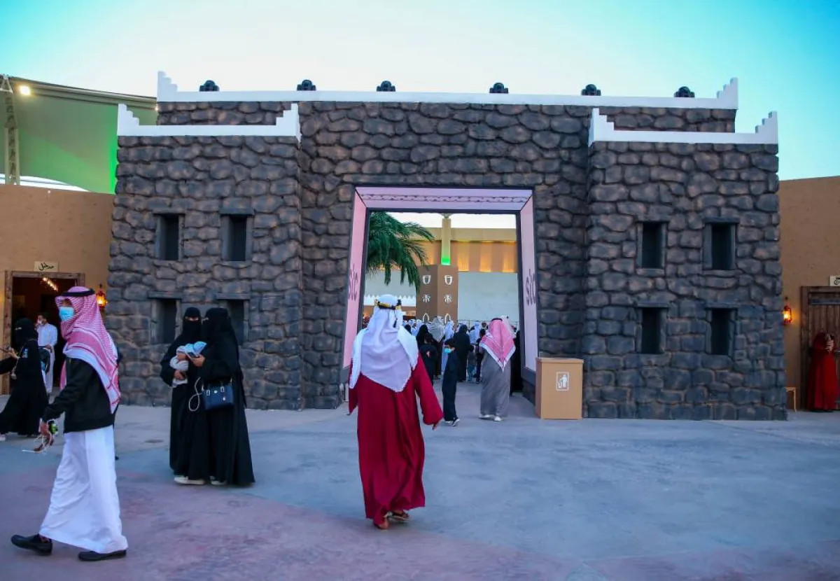 احتفالات يوم التأسيس في الدائري الشرقي بالرياض