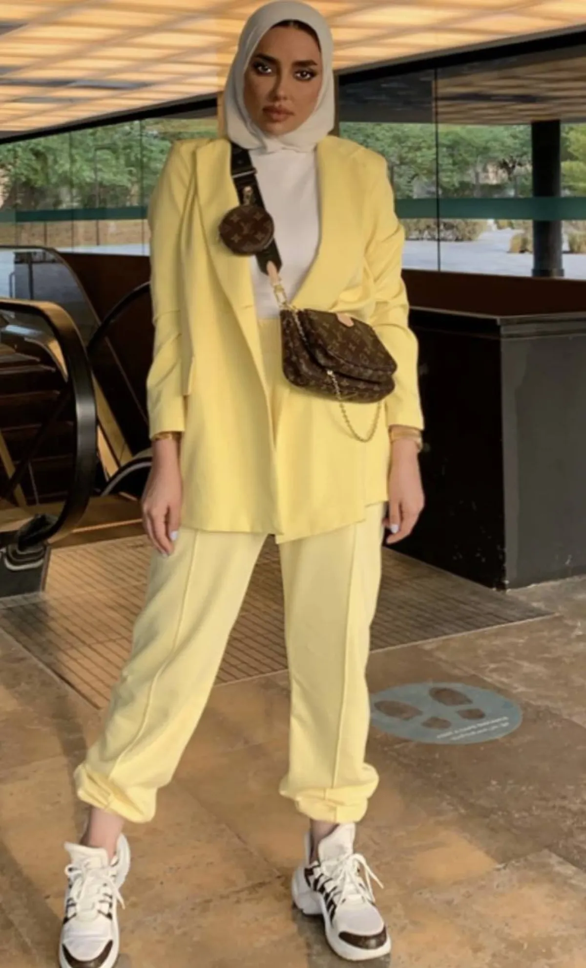 اطلالة انيقة للرياضة