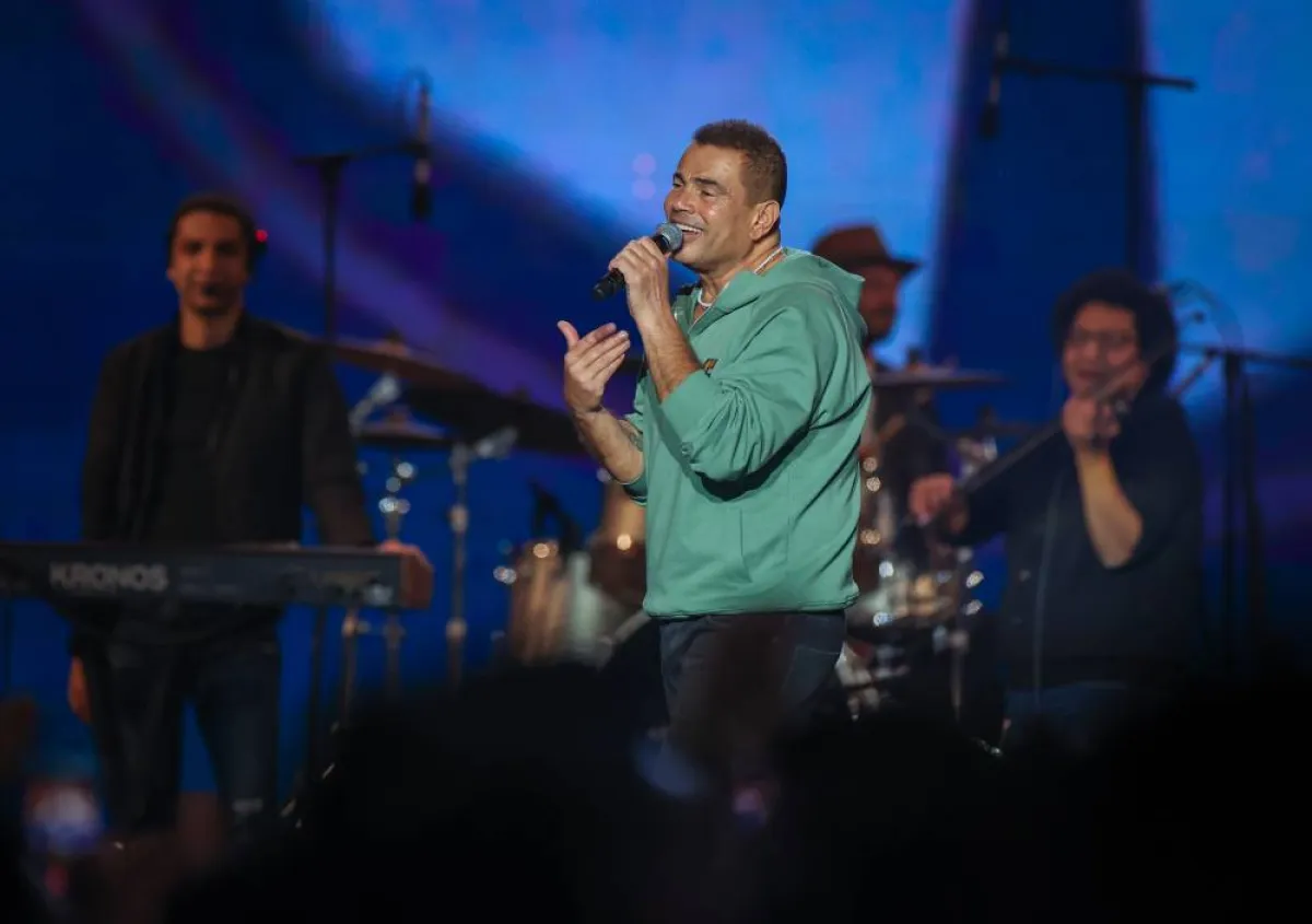 عمرو دياب - الصورة من المركز الإعلامي للشركة المنظمة بنش مارك