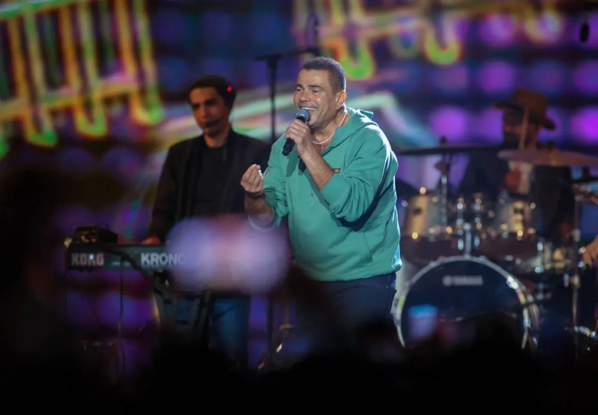 عمرو دياب - الصورة من المركز الإعلامي للشركة المنظمة بنش مارك