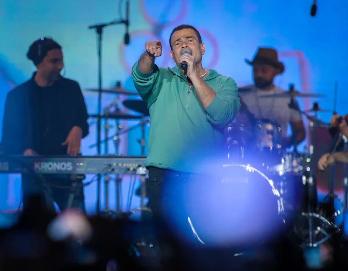 عمرو دياب - الصورة من المركز الإعلامي للشركة المنظمة بنش مارك