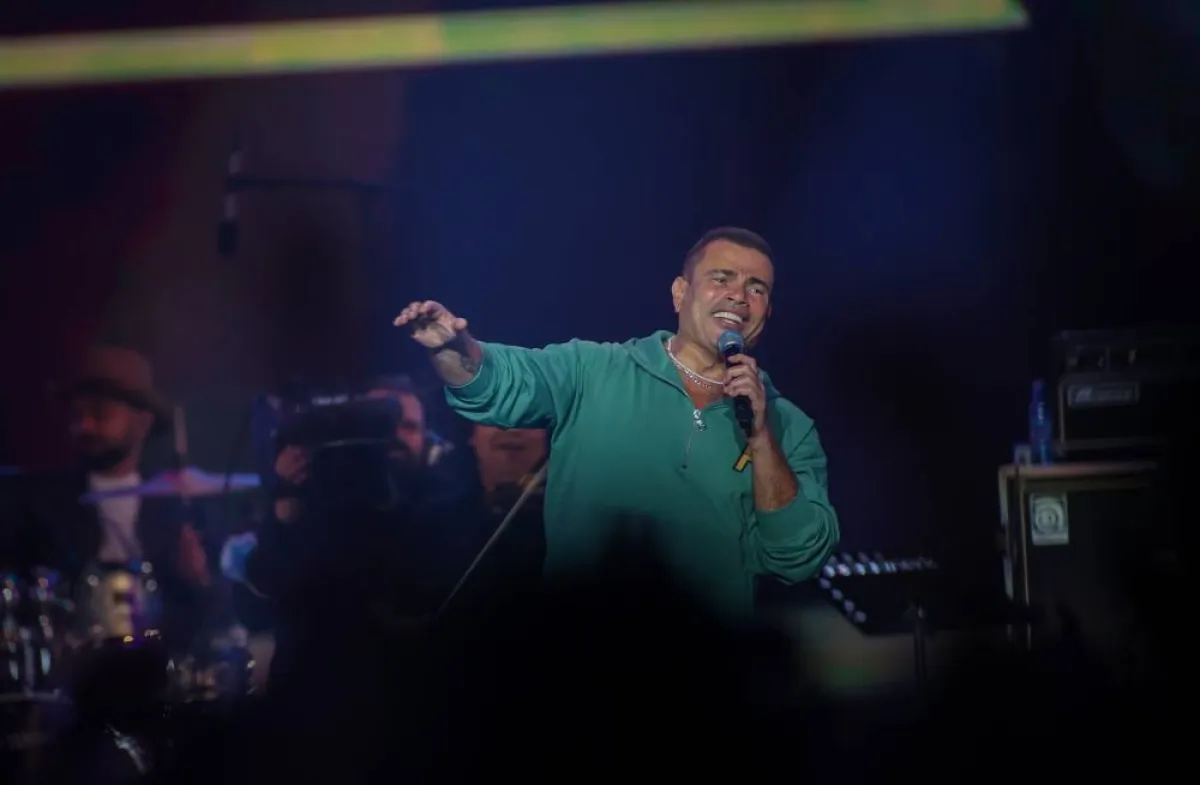 عمرو دياب - الصورة من المركز الإعلامي للشركة المنظمة بنش مارك