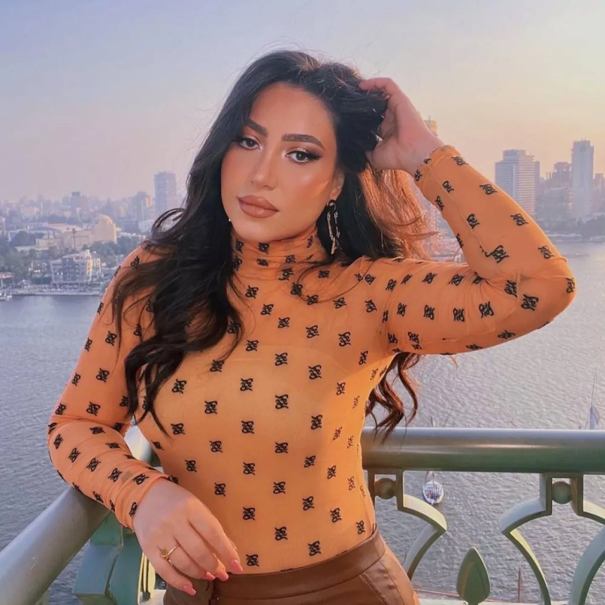 المطربة المصرية بوسي - الصورة من حسابها على انستغرام