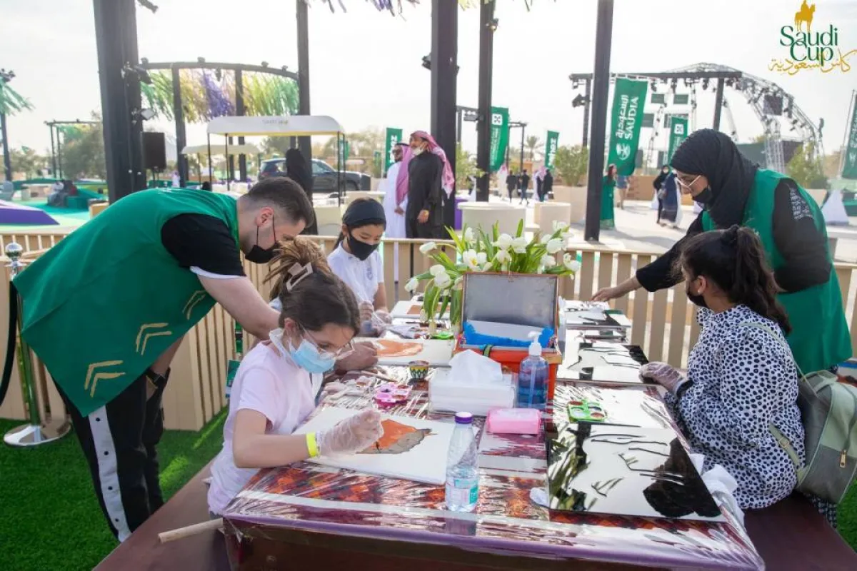 أنشطة وفعاليات ثقافية متنوعة بالتزامن مع كأس السعودية - الصورة من حساب كأس السعودي على تويتر
