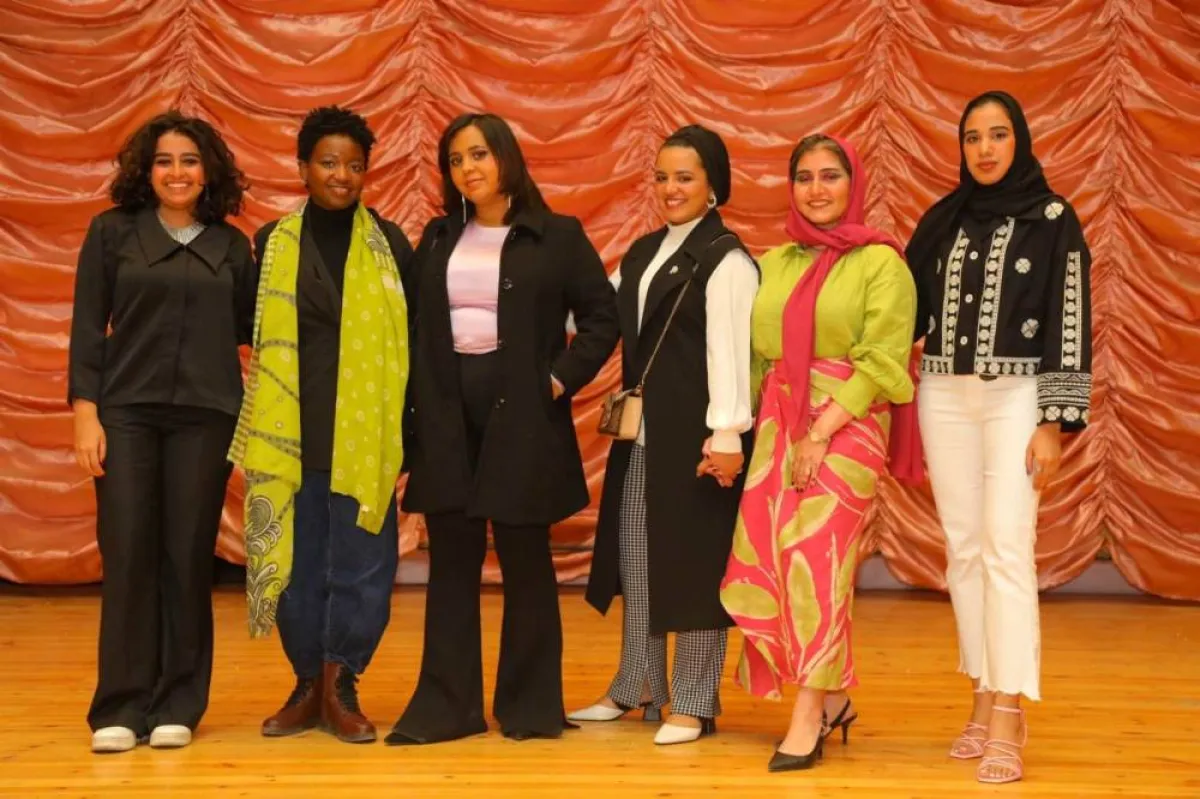 مخرجات فيلم قوارير من العرض الخاص - الصورة من المركز الإعلامي لمهرجان أسوان