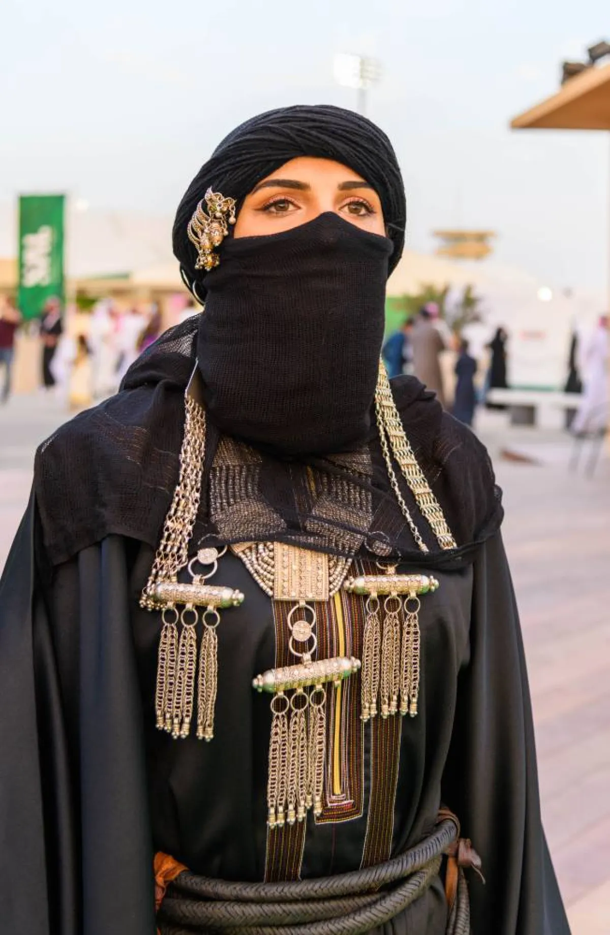 داليا فرحان بالزي النجراني