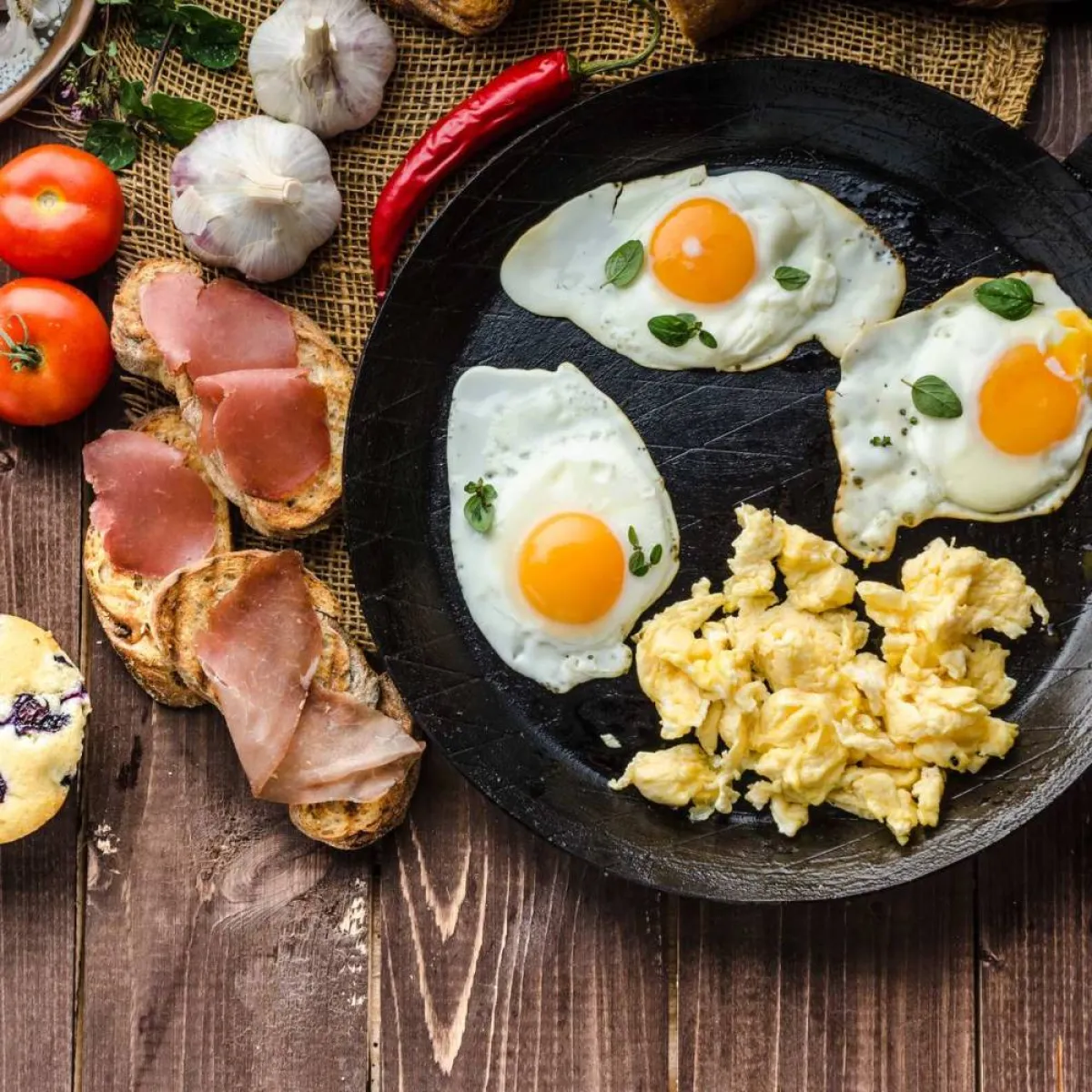 صورة لطبق يحوي أطعمة