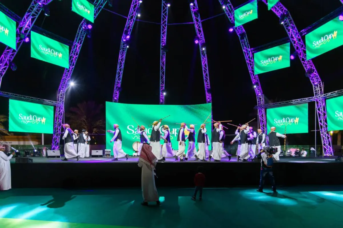 المزمار الحجازي على مسرح كأس السعودية - تصوير محمد عثمان