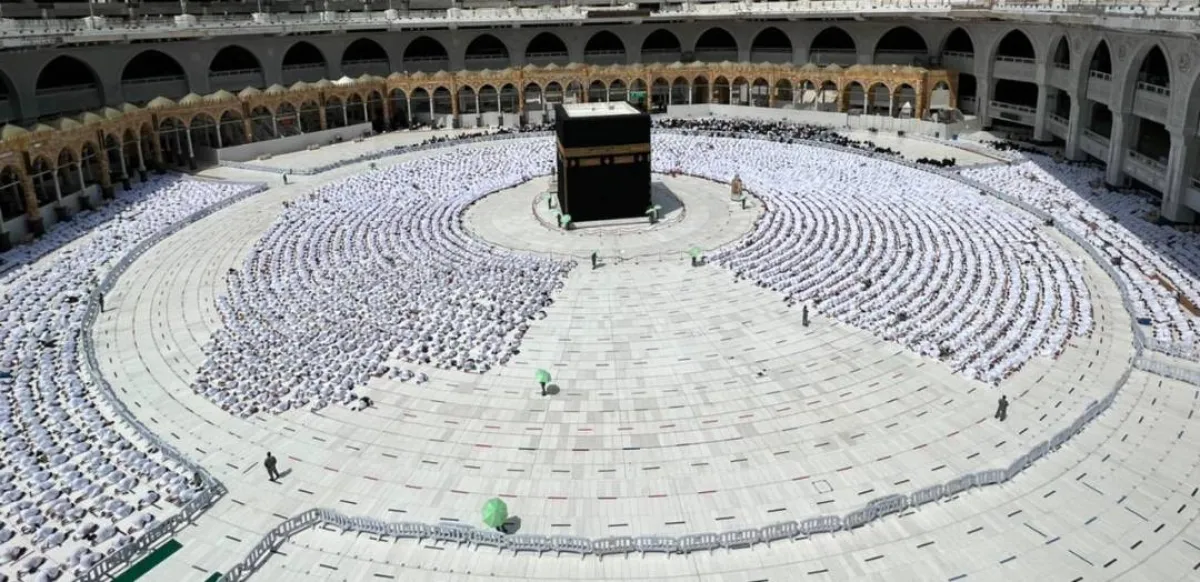 الكعبة المشرفة- الصورة من حساب إمارة منطقة مكة المكرمة على تويتر
