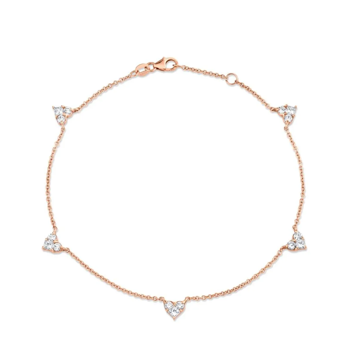 خلخال على شكل قلب من ماركة شاي Shay