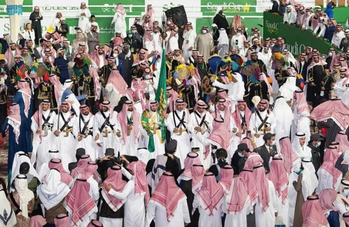 أقيم كأس السعوديةعلى ميدان الملك عبد العزيز للفروسية