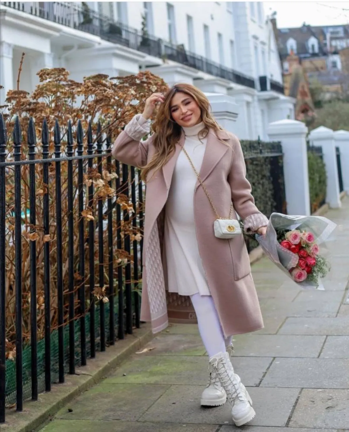 إطلالات نهى نبيل خلال الحمل