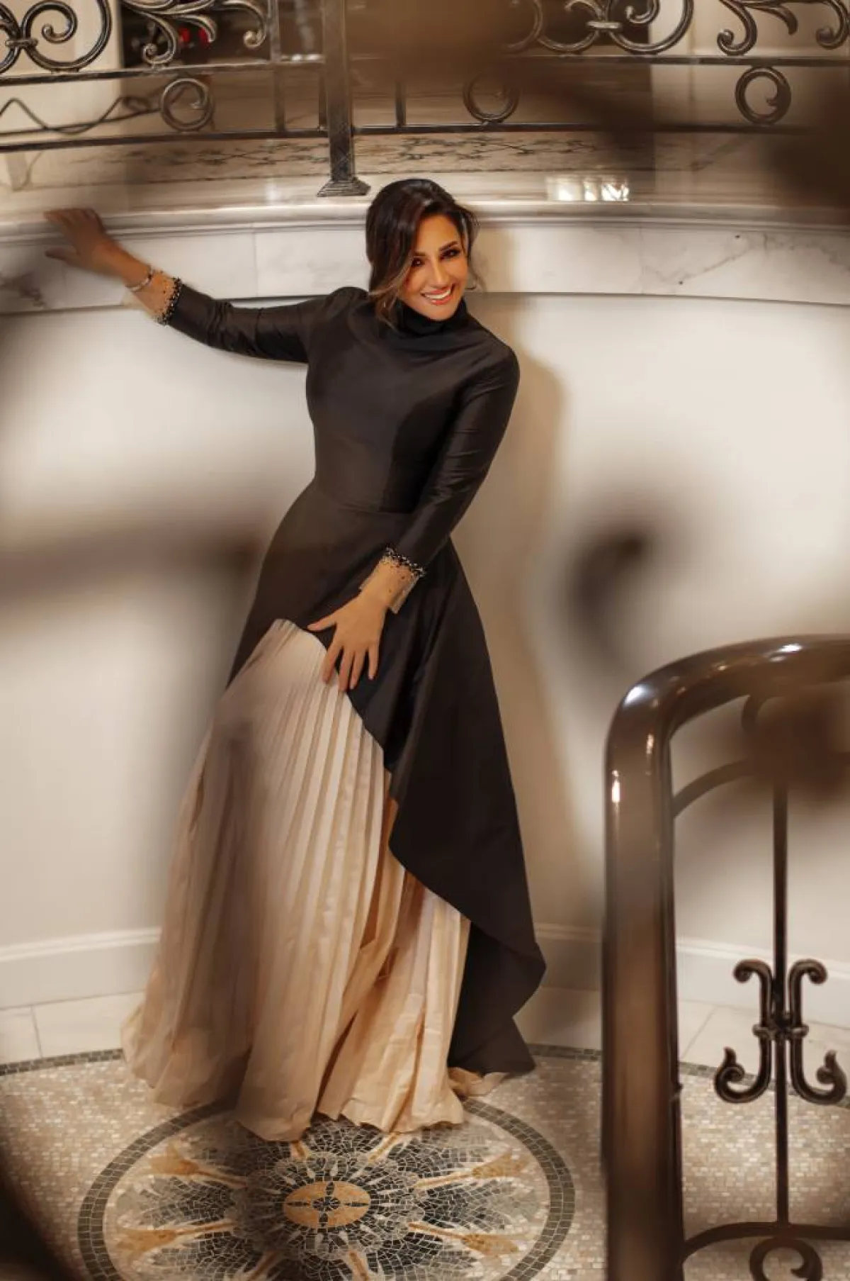 ديانا حداد خلال تصوير الأغنية - الصورة من المسؤول الإعلامي لديانا حداد