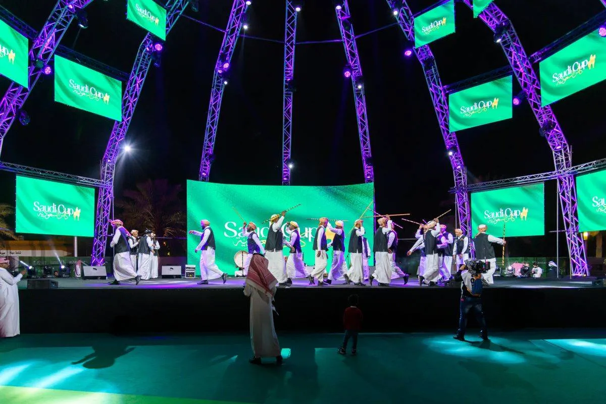 المزمار الحجازي على مسرح كأس السعودية - تصوير محمد عثمان