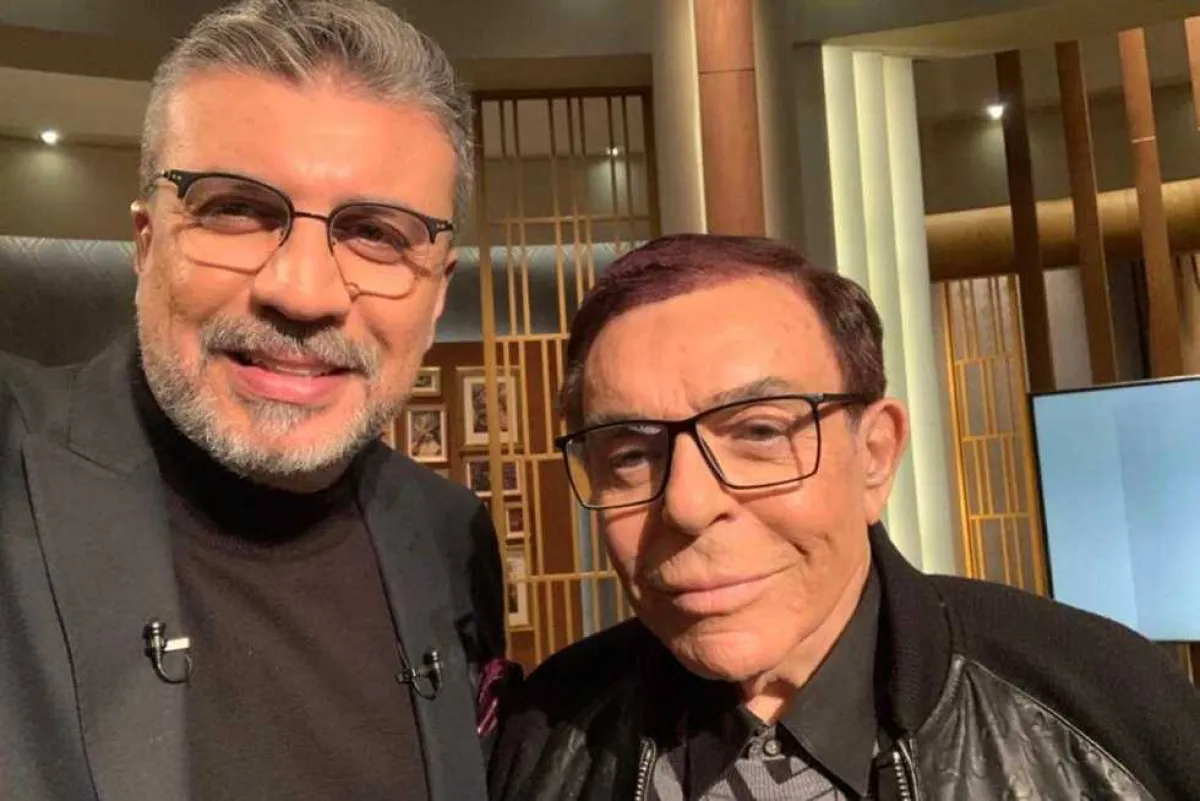 سمير صبري وعمرو الليثي - الصورة من حساب الإعلامي عمرو الليثي على انستغرام